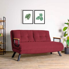 2 vietų sofa-lova Sando 2-Seater - Maroon цена и информация | Диваны | kaup24.ee