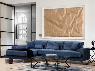 Kampinė sofa Frido Left (Chl+3R) - Navy Blue цена и информация | Угловые диваны | kaup24.ee