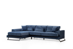 Kampinė sofa Frido Left (Chl+3R) - Navy Blue цена и информация | Угловые диваны | kaup24.ee
