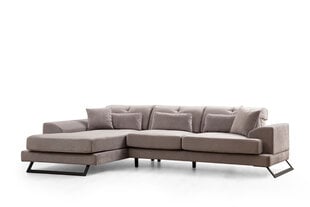 Kampinė sofa Frido Left (Chl+3R) - Light Grey цена и информация | Угловые диваны | kaup24.ee