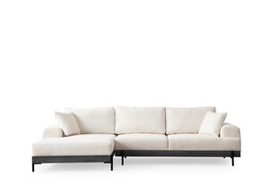 Kampinė sofa Eti Black Left - White цена и информация | Угловые диваны | kaup24.ee