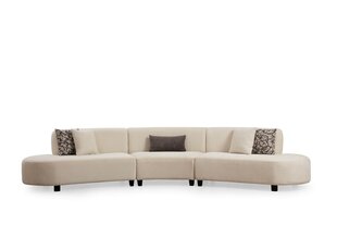 Kampinė sofa Pars Cream (L1 + 01 + 1R) - Corner цена и информация | Угловые диваны | kaup24.ee