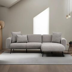Kampinė sofa Side Right - Light Grey цена и информация | Угловые диваны | kaup24.ee
