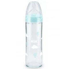 Klaaspudel Nuk First Choice+ 0-6 kuud, 240 ml hind ja info | Lutipudelid ja aksessuaarid | kaup24.ee