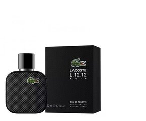 Tualettvesi Lacoste L.12.12 Noir EDT meestele, 100 ml hind ja info | Meeste parfüümid | kaup24.ee