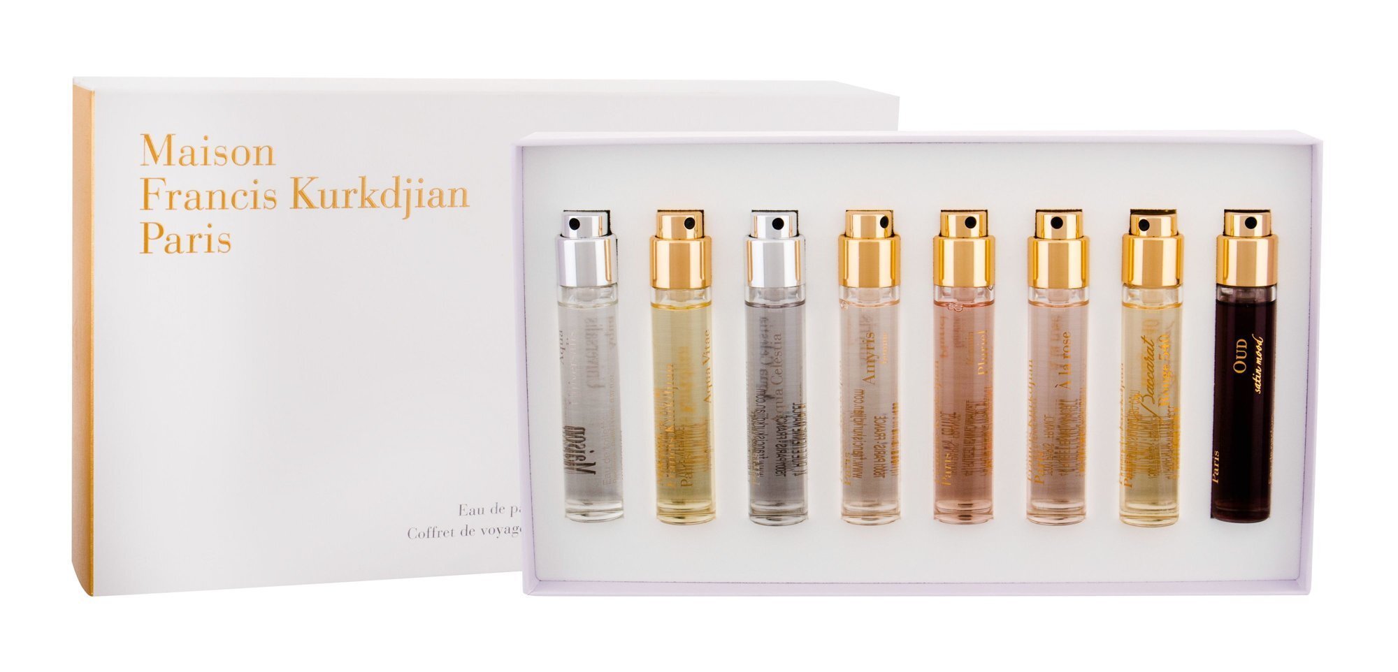 Komplekt Maison Francis Kurkdjian Baccarat Rouge 540 Unisex: reisikomplekt parfüümipudelitele + lõhnavesi EDP 5 x 11 ml цена и информация | Naiste parfüümid | kaup24.ee