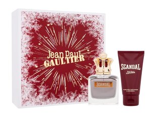 Komplekt Jean Paul Gaultier Scandal Pour Homme meestele: tualettvesi EDT, 100 ml + dušigeel, 75 ml hind ja info | Meeste parfüümid | kaup24.ee