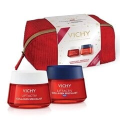 Набор Vichy Liftactive Collagen Specialist для женщин: дневной крем, 50 мл + ночной крем, 50 мл цена и информация | Кремы для лица | kaup24.ee