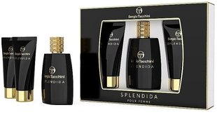 Komplekt Sergio Tacchini naistele: parfüümvesi EDP 100 ml + kehapiim 100 ml + dušigeel 100 ml. hind ja info | Naiste parfüümid | kaup24.ee