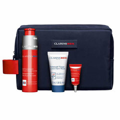 Komplekt Clarins meestele: näogeel 50 ml + šampoon 30 ml + näopuhastusgeel 30 ml + seerum 0,9 ml hind ja info | Näokreemid | kaup24.ee