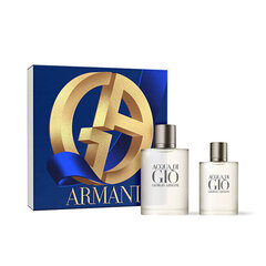 Набор Giorgio Armani Acqua Di Gio Pour Homme для мужчин: туалетная вода EDT, 100 мл + туалетная вода EDT, 30 мл цена и информация | Мужские духи | kaup24.ee