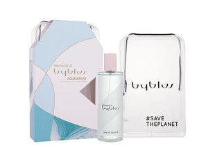 Komplekt Byblos Aquamarine naistele: tualettvesi EDT, 120 ml + plastikust kosmeetikakott hind ja info | Naiste parfüümid | kaup24.ee