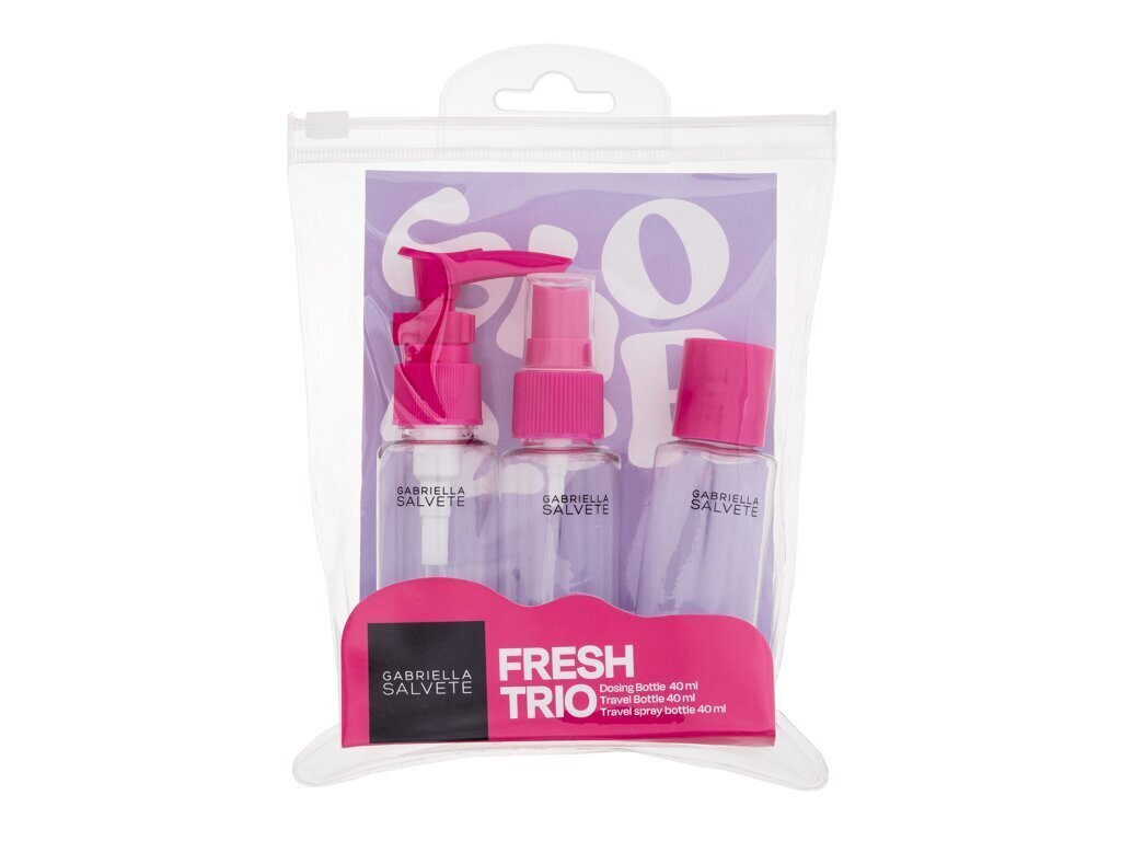 Lisapudelid kosmeetikatoodetele Gabriella Salvete Festival Fresh Trio, 40 ml цена и информация | Meigikotid, lauapeeglid | kaup24.ee