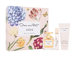 Komplekt Oscar de la Renta Alibi naistele: parfüümvesi EDP, 100 ml + kehapiim, 100 ml, pihusti, 10 ml hind ja info | Naiste parfüümid | kaup24.ee