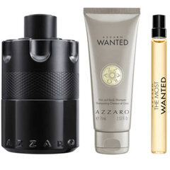 Komplekt Azzaro meestele: parfüümvesi EDP 100ml + šampoon/dušigeel 75 ml + parfüümvesi EDP 10 ml. hind ja info | Meeste parfüümid | kaup24.ee