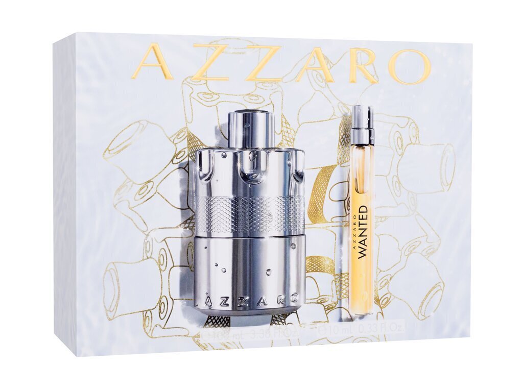 Komplekt Azzaro Wanted meestele: parfüümvesi EDP, 100 ml + parfüümvesi EDP, 10 ml цена и информация | Meeste parfüümid | kaup24.ee