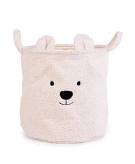 Mänguasjade hoiukott Childhome Teddy off white, 40x40x40 cm hind ja info | Hoiukastid ja -korvid | kaup24.ee