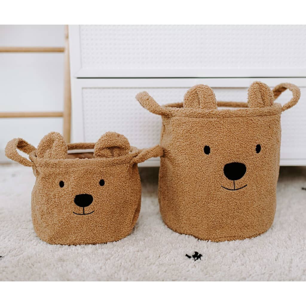 Mänguasjakott Teddy, 30x30x30cm hind ja info | Hoiukastid ja -korvid | kaup24.ee