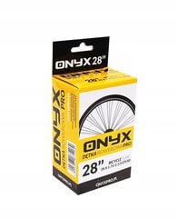 Велосипедная внутренняя труба 28x1.75/2.125 AV 48 ONYX box цена и информация | Покрышки, шины для велосипеда | kaup24.ee