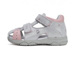 Кожаные  сандалии для девочек D.D.STEP.
G064-41911M.
Silver. цена и информация | Детские сандали | kaup24.ee