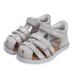 Кожаные сандалии для девочек D.D.Step "BAREFOOT".
G076-41876C.
Light Grey. цена и информация | Детские сандали | kaup24.ee