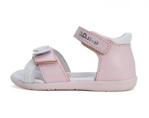 Nahast sandaalid tüdrukutele D.D.Step, roosa hind ja info | Laste sandaalid | kaup24.ee