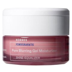 Geelkreem pooridele Korres Pomegranate Pore Blurring Gel-Moisturizer, 40 ml hind ja info | Näokreemid | kaup24.ee