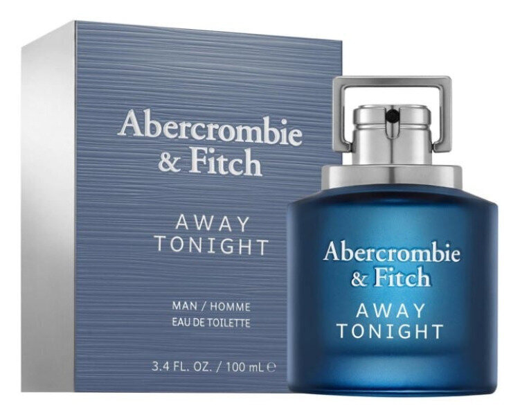 Tualettvesi Abercrombie &amp; Fitch Away Tonight EDT meestele, 100 ml цена и информация | Meeste parfüümid | kaup24.ee