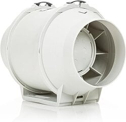 Toruventilaator 100 mm Sterr, IP44, valge hind ja info | Kütte- ja ventilatsiooni tarvikud jne. | kaup24.ee