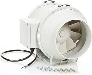 Toruventilaator 100 mm Sterr, IP44, valge hind ja info | Kütte- ja ventilatsiooni tarvikud jne. | kaup24.ee