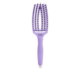 Juuksehari Olivia Garden Fingerbrush Combo Medium, Lavendel hind ja info | Juukseharjad, kammid, juuksuri käärid | kaup24.ee