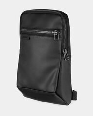 Сумка Milinal "Shuttle Uno Bag", экокожа, черная цена и информация | Мужские сумки | kaup24.ee