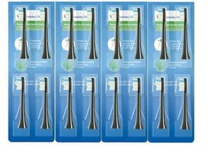 Elektrilise hambaharja otsikud Philips Sonicare jaoks YM-6064, 16 tk, must hind ja info | Elektriliste hambaharjade otsikud | kaup24.ee