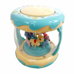 вращающаяся лампа-барабан с каруселью цена и информация | Игрушки для малышей | kaup24.ee