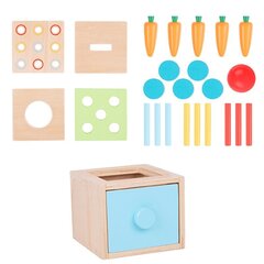Hariv Tooky Toy kuubik - sorteerija 4in1 hind ja info | Imikute mänguasjad | kaup24.ee