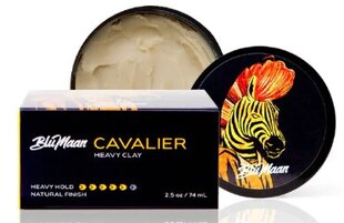 BluMaan Cavalier Men’s Hair Clay 74ml цена и информация | Средства для укладки волос | kaup24.ee