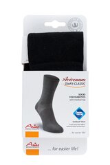 Meeste Diabeetikute Sokid Avicenum DiaFit Classic, mustad hind ja info | Liigesetoed ja -kaitsmed | kaup24.ee