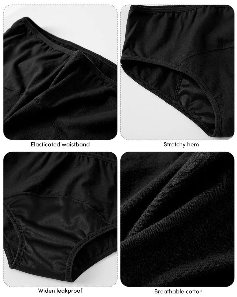 Menstruaalpüksid naistele Adorel, 4 tk hind ja info | Naiste aluspüksid | kaup24.ee
