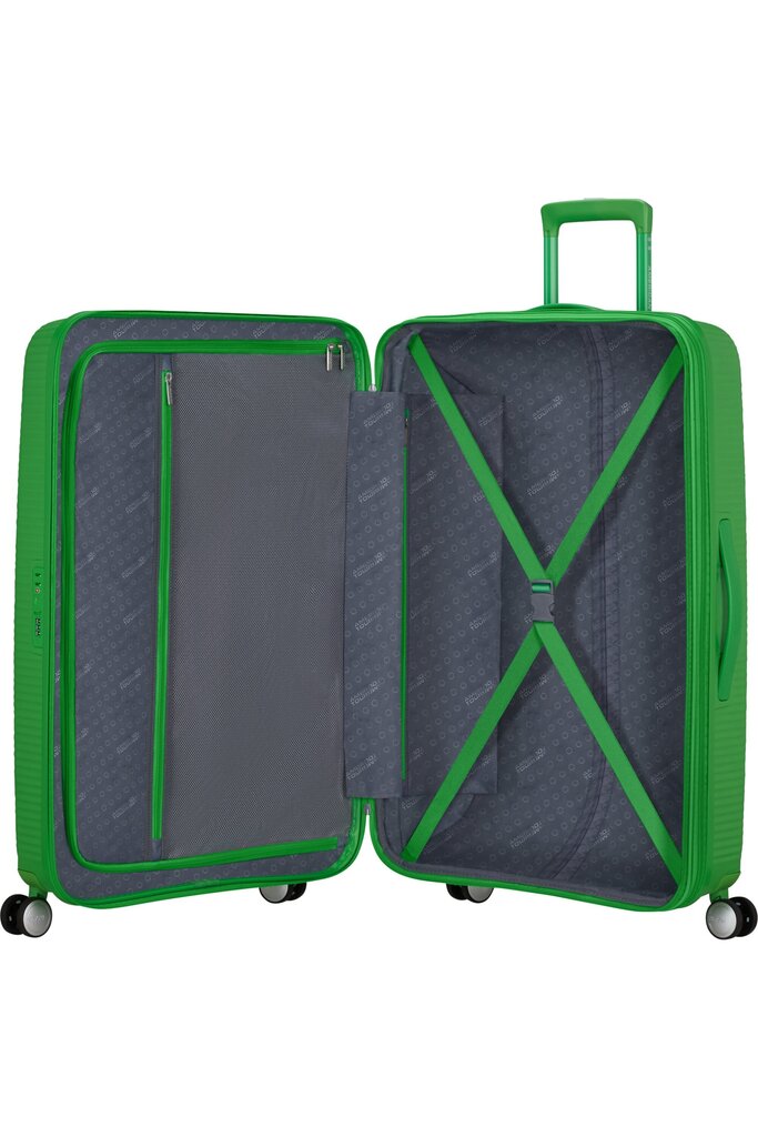 Keskmine kohver American Tourister Soundbox Grass Green, M, roheline цена и информация | Kohvrid, reisikotid | kaup24.ee