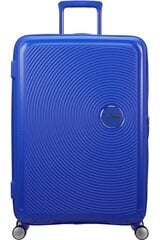 American Tourister средний чемодан Soundbox Spinner Expandable 67см, Cobalt Blue цена и информация | Чемоданы, дорожные сумки | kaup24.ee