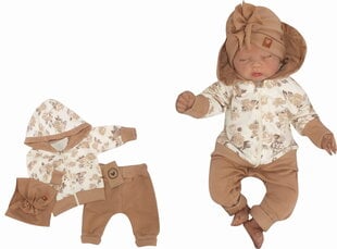 Комплект для новорожденных Zyzio&Zuzia, коричневый цена и информация | Комплекты одежды для новорожденных | kaup24.ee