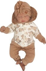 Комплект для новорожденных Zyzio&Zuzia, коричневый цена и информация | Комплекты одежды для новорожденных | kaup24.ee