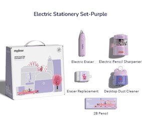 Mideer Elektriline kirjatarvete komplekt Candy Purple hind ja info | Kirjatarbed | kaup24.ee