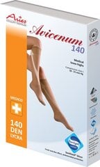 Компрессионные медицинские гольфы Avicenum 140, CCL-1 18-21 mm Hg, бежевые цена и информация | Ортезы и бандажи | kaup24.ee