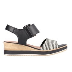 Sandaalid naistele Remonte, must hind ja info | Naiste sandaalid | kaup24.ee