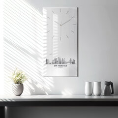 Seinakell San Francisco panoraam, 30x60 cm цена и информация | Часы | kaup24.ee