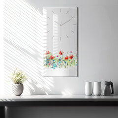 Seinakell Lilled heinamaal, 30x60 cm hind ja info | Kellad | kaup24.ee