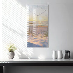 Seinakell Päikeseloojang mere ääres, 30x60 cm hind ja info | Kellad | kaup24.ee