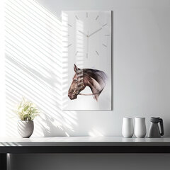 Seinakell Värvitud hobuseprofiil, 30x60 cm hind ja info | Kellad | kaup24.ee