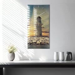 Seinakell Tuletorn vee peal, 30x60 cm цена и информация | Часы | kaup24.ee